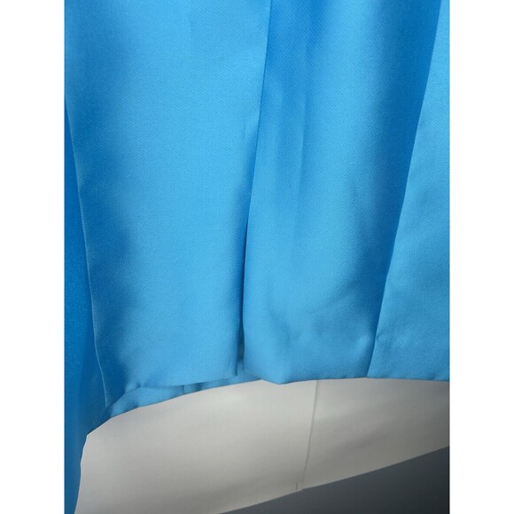 Lotus Grace Rare Women’s 3/4 Ruffle Sleeve Formal Dress Turquoise Size 6 NWT - Picture 6 of 10